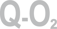 Q-O2 logo gris